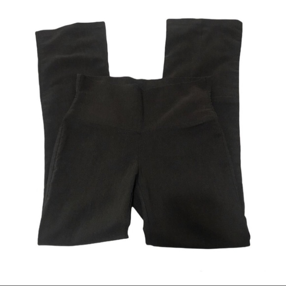 3/$30 High waist dress pant slacks black pull on polyester/spandex - Picture 1 of 5